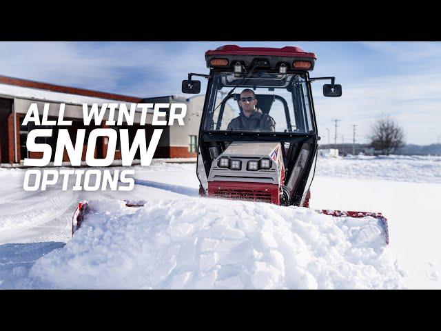 Full Sidewalk Snow Attachment Lineup | Ventrac 4520 and SSV