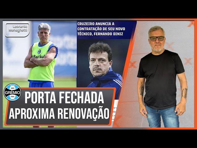 Renato vê porta fechar e fica mais próximo da permanência no Grêmio