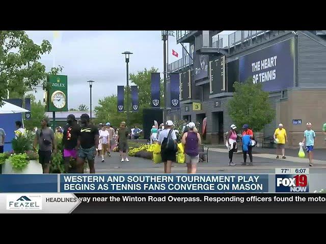 Western & Southern Open begins, fans converge on Mason