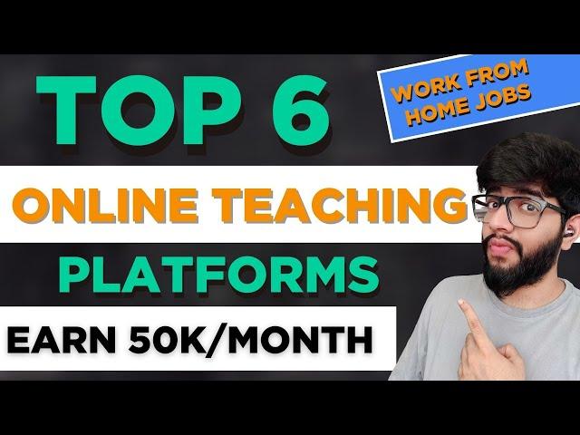 Top 6 Online Teaching Jobs from Home | How to make Money Online by Teaching?