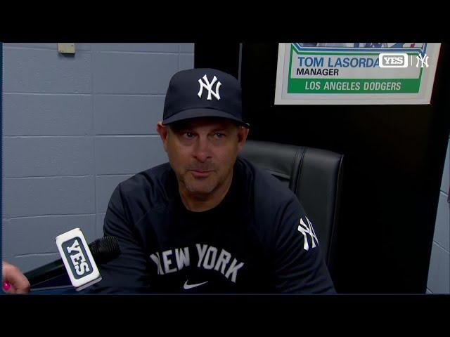 Aaron Boone on Pablo Reyes, win over Royals