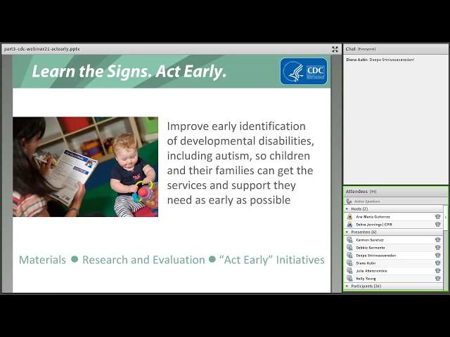 Act Early Ambassadors Webinar