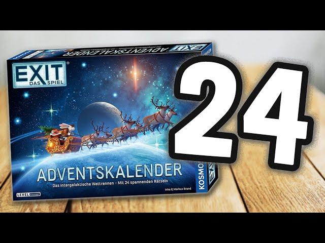 EXIT ADVENTSKALENDER  - Tag 24 (Das intergalaktische Wettrennen 2024) - Spielregeln TV | KOSMOS