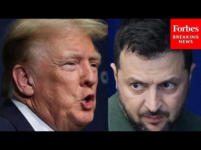 BREAKING NEWS: Trump Announces, Reads Aloud Letter From Ukraine's Zelensky During Speech To Congress