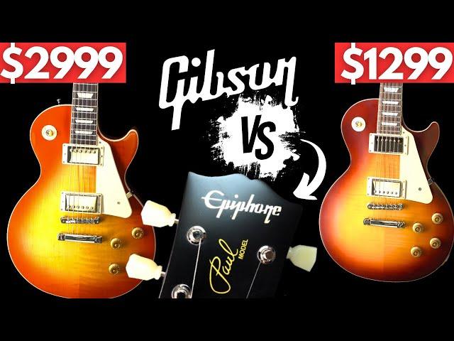 EPIPHONE 1959 LES PAUL vs REAL GIBSON