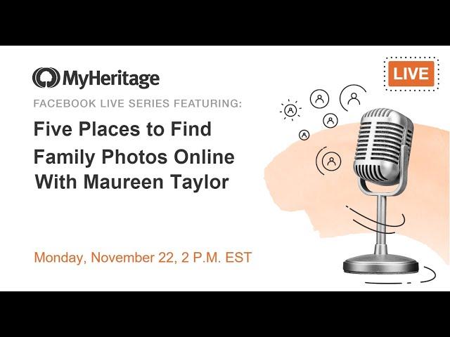 Join us LIVE as we talk with the Photo Detective!