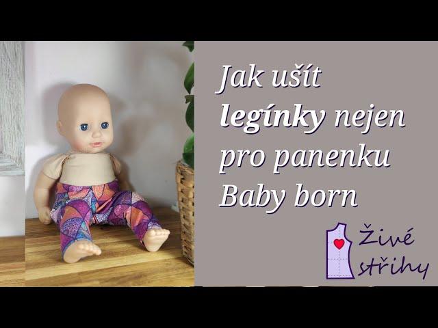 Jak ušít legínky nejen pro panenky Babyborn