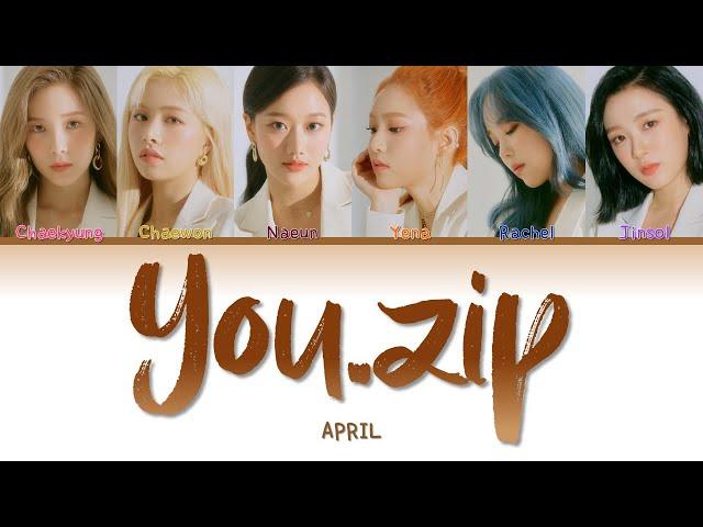 APRIL (에이프릴) " You.zip (너.zip) " Lyrics (ColorCoded/ENG/HAN/ROM/가사)