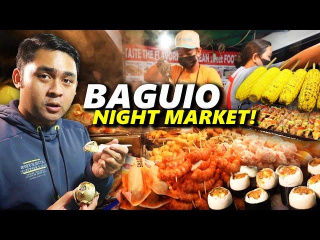 BAGUIO's Most Extreme Night Market! CRAZIEST Street Food of Baguio at NIGHT!