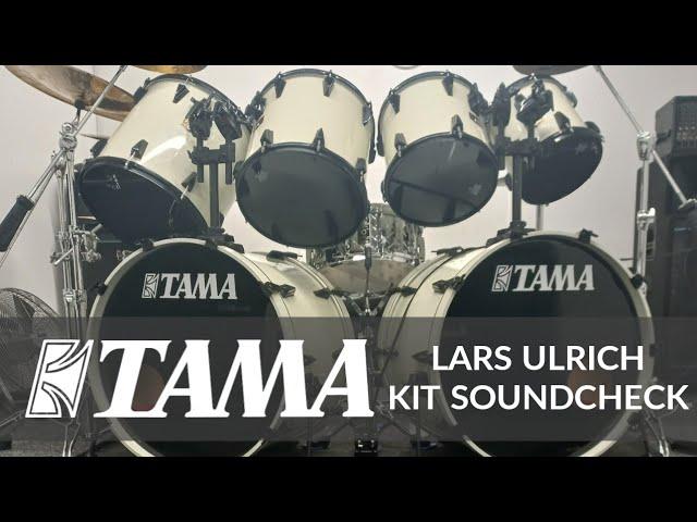 TAMA Lars Ulrich Signature Artstar II Soundcheck - Metallica Black Album Tour Drum Kit