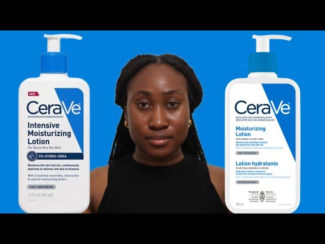 CeraVe Intensive Moisturizing Lotion vs CeraVe Daily Moisturizing Lotion | ​⁠ @TamunoAbbey