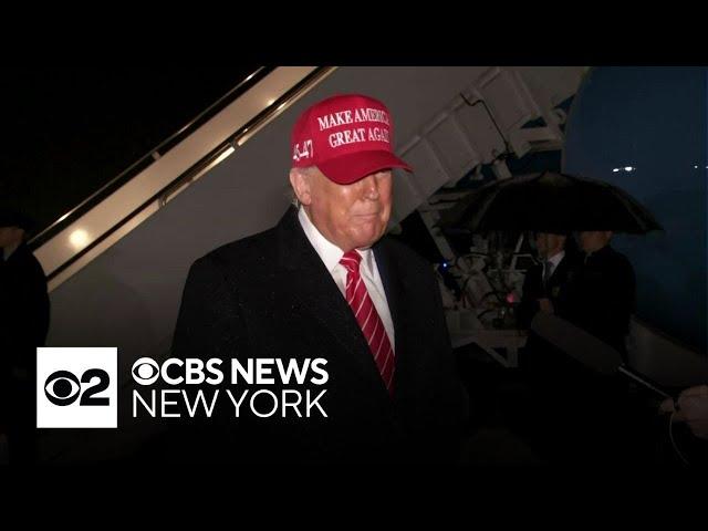 President Trump returns to Washington amid Gaza ceasefire talks