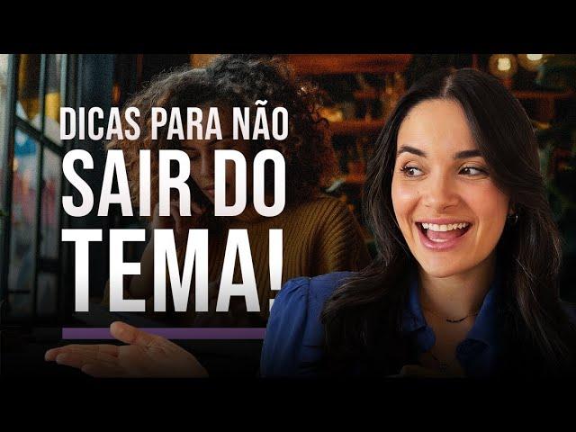Como evitar fuga ao tema na redação do ENEM