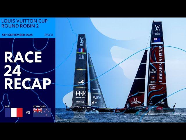 Louis Vuitton Cup Round Robin Race 24 Recap