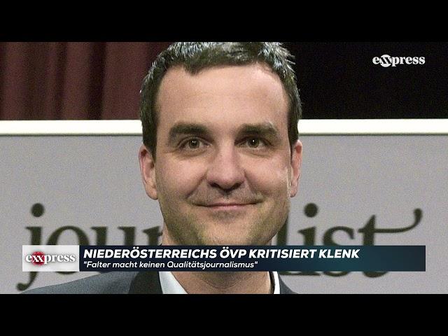 Niederösterreichs ÖVP watscht Klenk: "Falter macht keinen Qualitätsjournalismus"