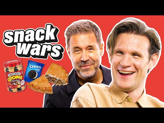 Matt Smith & Paddy Considine Are Revolted By A US Snack | Snack Wars | @LADbible