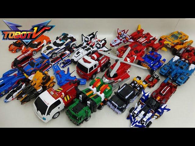 Large set Tobot V1 all robot transformation & coalescence Tobot V season1 all robot