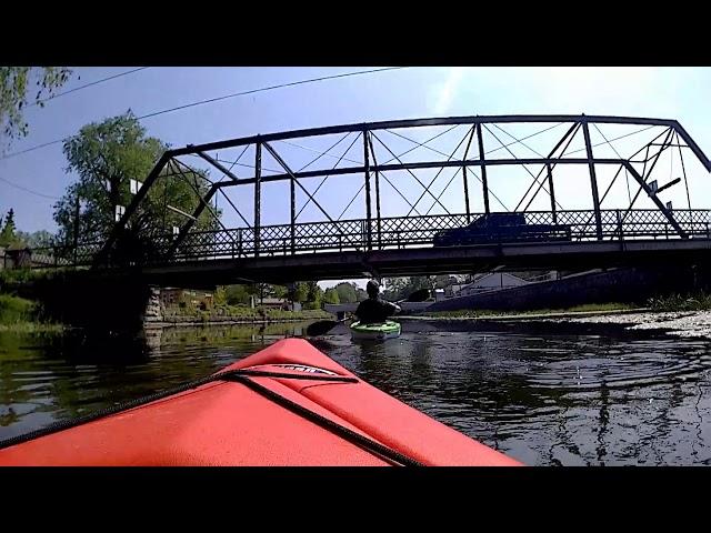 Kayaking - St Marys Ontario - Falls and River through Town