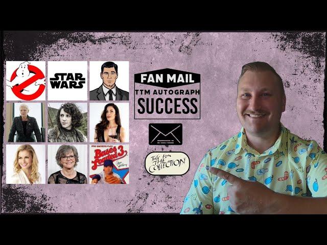 20+ Celebrities Respond to Fan Mail! Star Wars, James Bond & More [October 2024 TTM Autograph Recap]