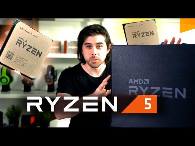 AMD Ryzen 5 1600X & 1500X Up-Close 4K Unboxing & Overview!