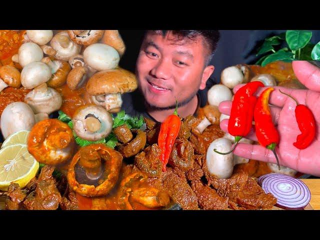 MERRY CHRISTMAS || BEEF & MUSHROOM‍🟫 MUKBANG & RECIPE