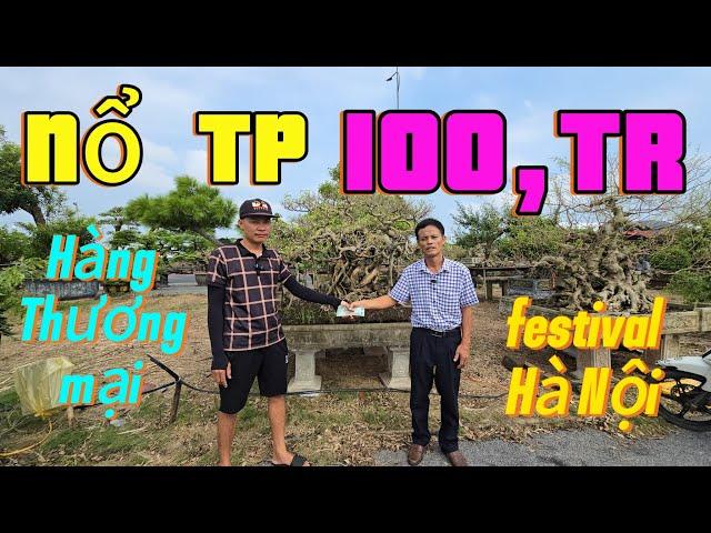 Nổ TP tiền trăm tại gian hàng thương mại festival Hà Nội