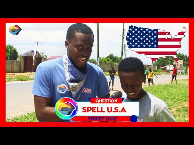 SPELL USA | Street Quiz | Funny Videos | Funny African Videos | African Comedy |