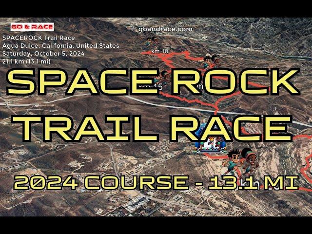 SPACEROCK Trail Race (2024): fly over the half-marathon course!