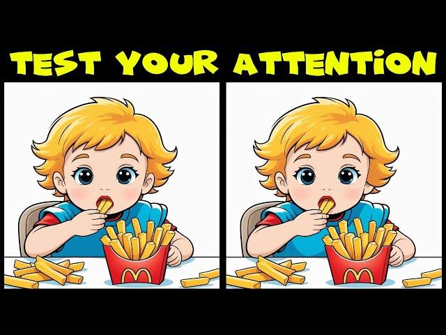 Find 3 Differences  Attention Test  Training game  Round 440