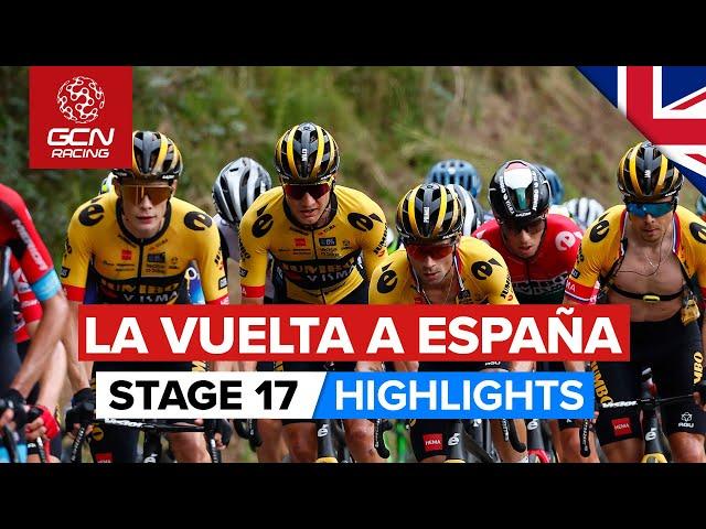 A Jumbo Battle On The Angliru? | Vuelta A España 2023 Highlights - Stage 17