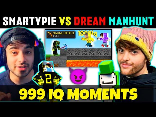 MANHUNT 1000 IQ MOMENTS | SMARTYPIE VS DREAM | OP 999 IQ MOMENTS | #smartypie #dream #yessmartypie