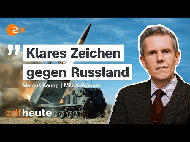 Was die ATACMS-Erlaubnis für die Ukraine bedeutet | ZDFheute live