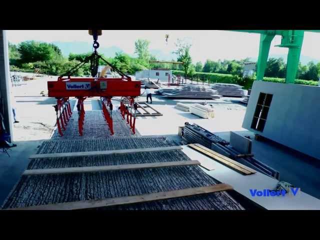 Fabricação de Paredes Duplas e Pré lajes Altamente Automatizado | Vollert Anlagenbau