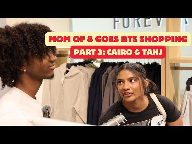 Double Trouble! Back-to-School Shopping with Cairo & Tahj | Mom of 8 | Part 3