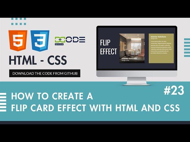 Amazing HTML and CSS Trick: How to Make a Flip Card on Hover! | CSS Flipping Animation