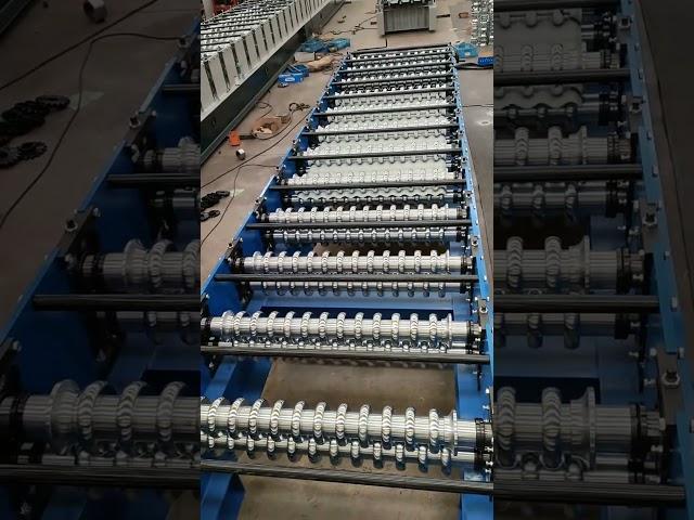 Corrugated roofing forming machine. #rollforming #rollformingmachine #machine #machinery #roofing