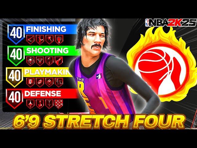 6'9 BUILDS are INSANE in NBA 2K25 New "2 WAY SKILLED STRETCH FOUR" Build is DOMINATING 2K25