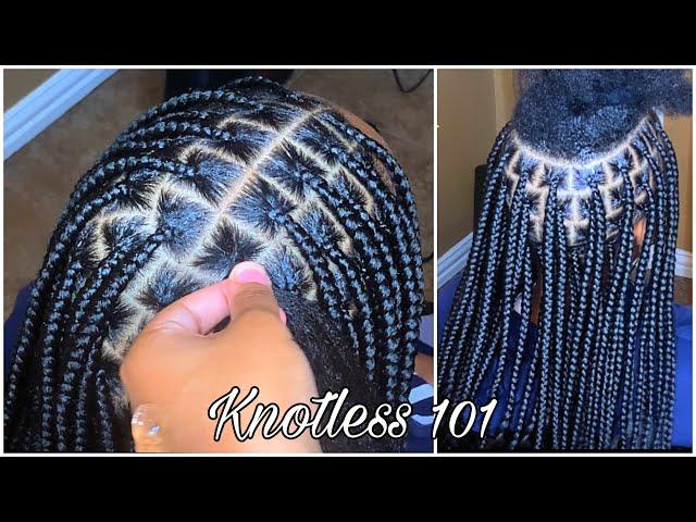 How To Get The Perfect Knotless Braids | Took 4 HOURS | •BraidsByTyTi