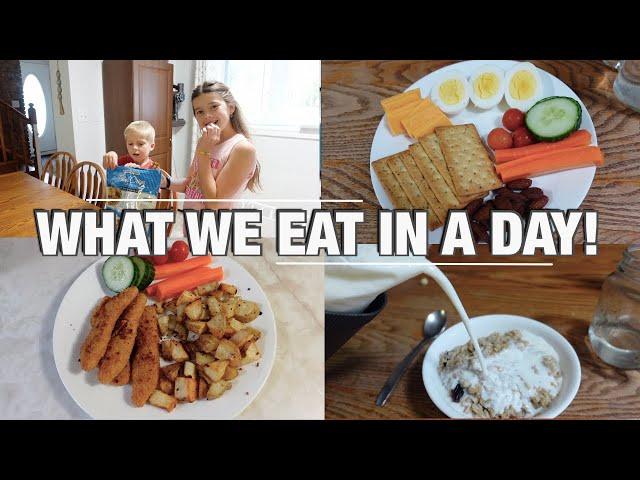 FULL DAY OF FOOD! | LARGE FAMILY BREAKFAST, LUNCH, & DINNER!