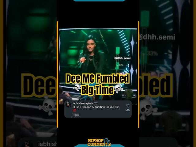 Dee MC Fumbled on Big Stage ️ (Mtv Hustle Judge)