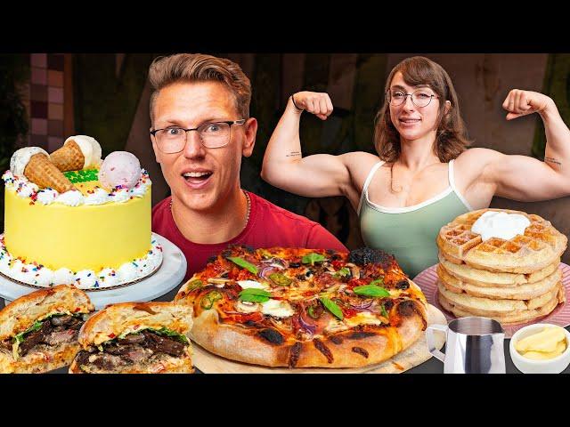 8,000 Calorie Cheat Meal With Bodybuilder LeanBeefPatty