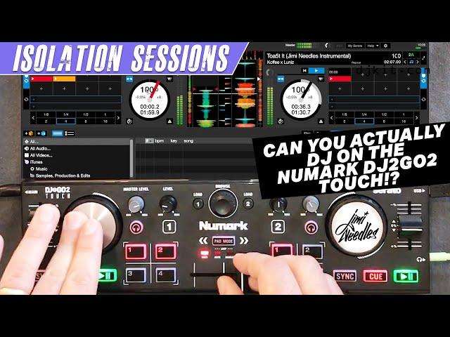 Can you actually DJ on the Numark DJ2GO2 TOUCH? Unboxing, review & mix w/ scratch DJ Jimi Needles