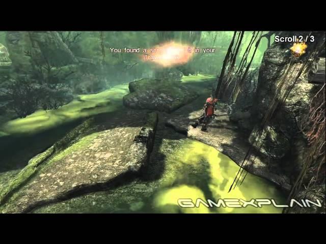 Castlevania Lords of Shadow - Chapter 1: The Dead Bog (Life Gems, Scrolls, Brotherhood Ark)