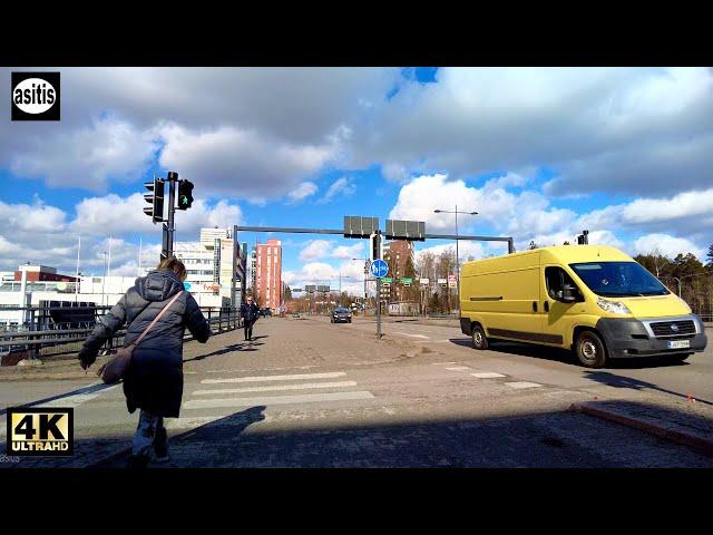 Walking in Espoo Finland - Matinkylä ( 1 April 2022 )