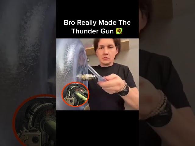 Bro Made A Thunder Gun 