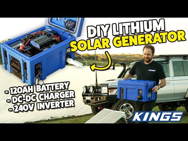 DIY Solar Generator! 1536Wh Portable Power Station Lithium LiFePO4 HOW TO