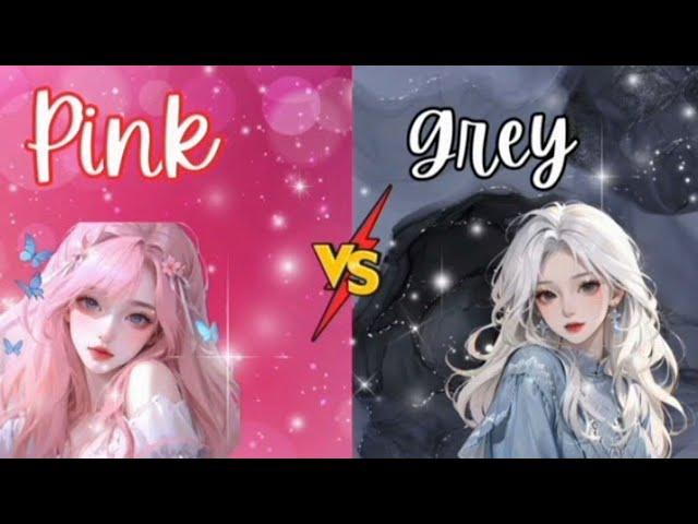 Pinkvs Gray|love quiz game| viral quiz game today|new quiz game #trending #choose