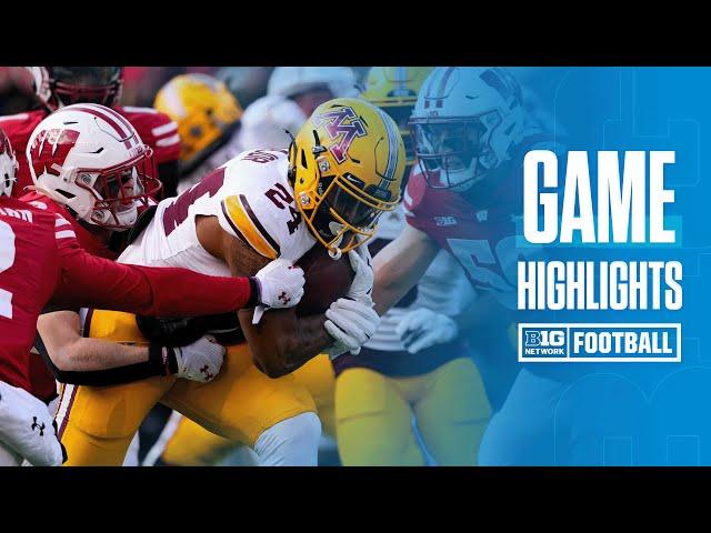 Minnesota at Wisconsin | Highlights | Big Ten Football | 11/29/2024