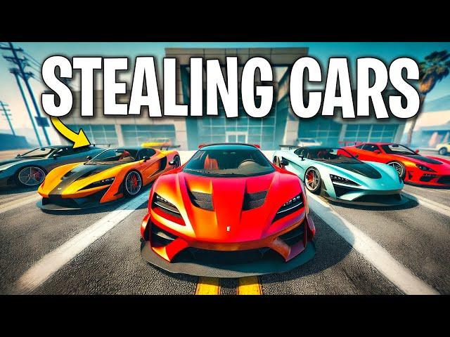 Stealing 100 Super Cars on GTA 5 RP