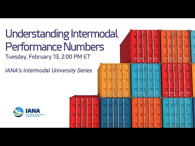 Understanding Intermodal Performance Numbers